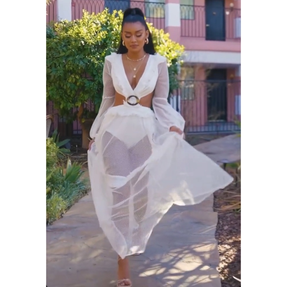 White Vacay Dress